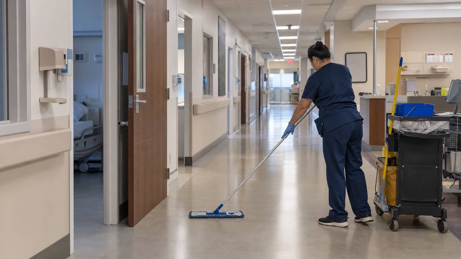 Healthcare cleaning by Premier Building Services