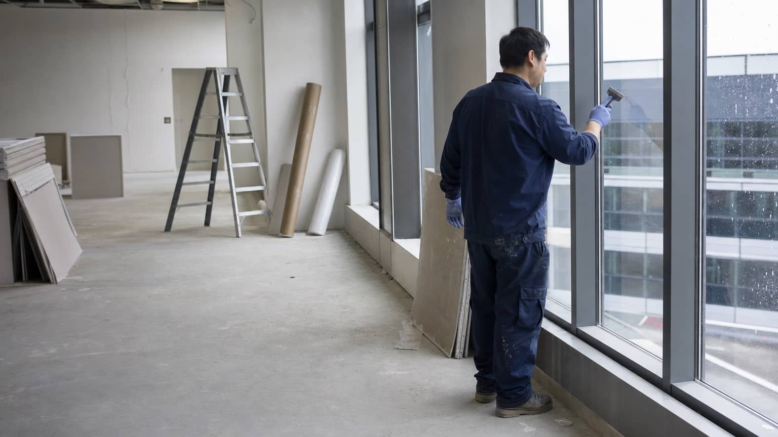 Post-Construction cleaning by Premier Building Services